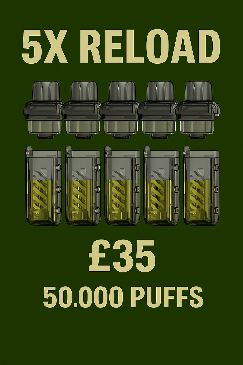 50,000 PUFFS